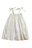 Smocked Dress in Vintage Stripe