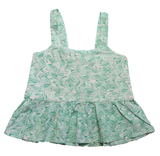 Peplum Top in Palm