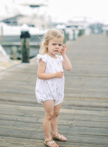 Pearl Sunsuit in Spring Floral