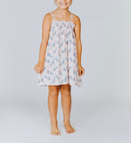 HIBISCUS SMOCKED DRESS