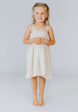 BUTTERCREAM SMOCKED DRESS