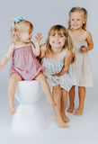 BUTTERCREAM SMOCKED DRESS